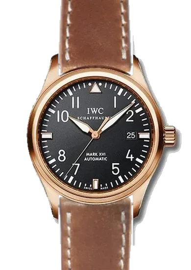 Pilot IW3255-15 con Correa de cordobán negro y rojo