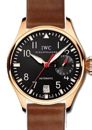 Big Pilot IW5004-09 con Cinturino Cordovan Marrone Senza Cuciture