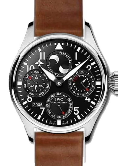 Big Pilot IW5026-07 con Cinturino Cordovan Marrone Senza Cuciture