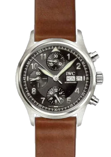 Pilot IW3706-15 con Correa de cordobán marrón sin costuras