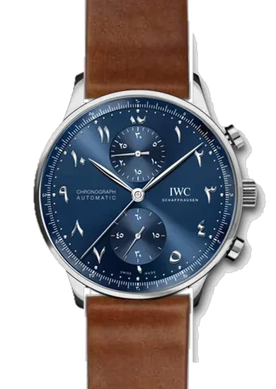 Portugieser IW3714-89 con Cinturino Cordovan Marrone Senza Cuciture