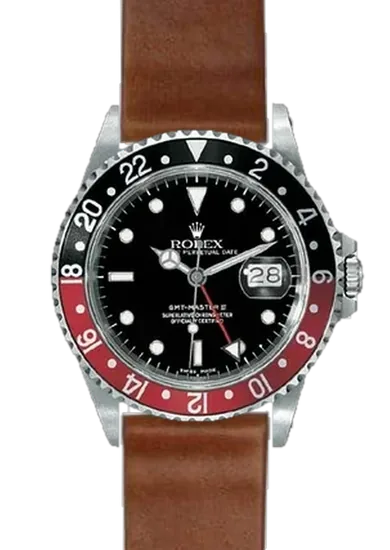 GMT-Master 16710 Coke with Seamless Brown Cordovan Strap