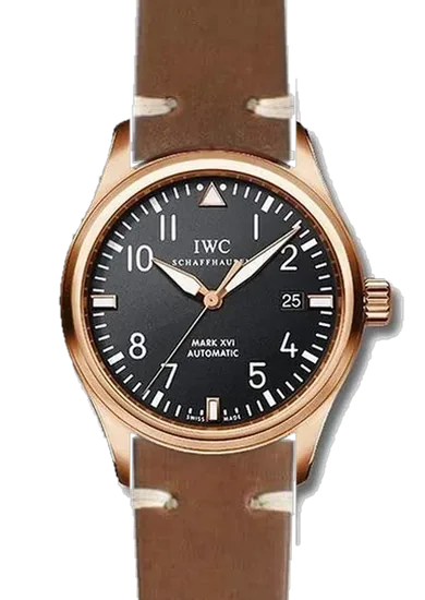 Pilot IW3255-15 con Correa de cordobán marrón en piel de cordobán