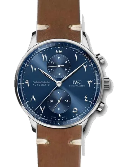 Portugieser IW3714-89 con Cinturino Cordovan Marrone in Shell Cordovan