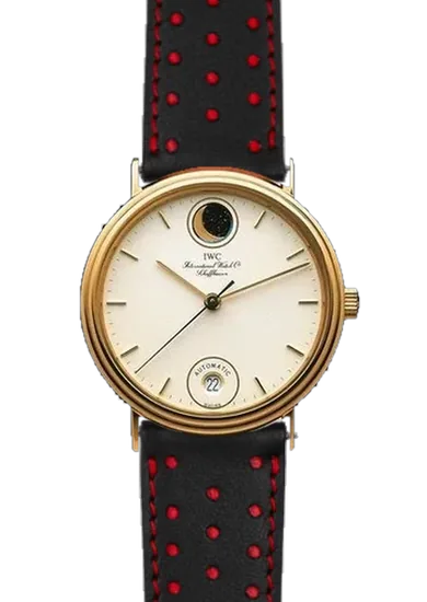 Portofino IW3550-01 con Correa Driver en negro y rojo