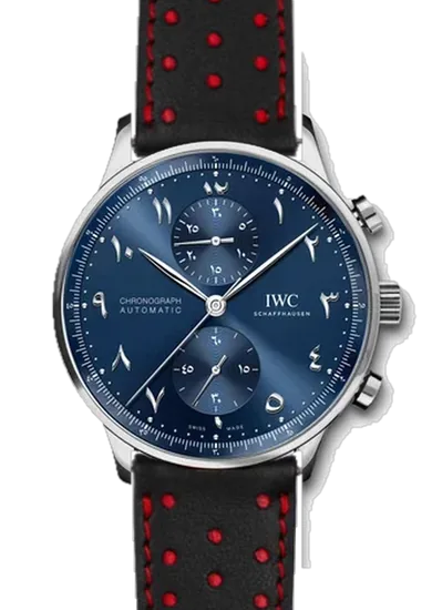 Portugieser IW3714-89 con Cinturino Driver Nero e Rosso
