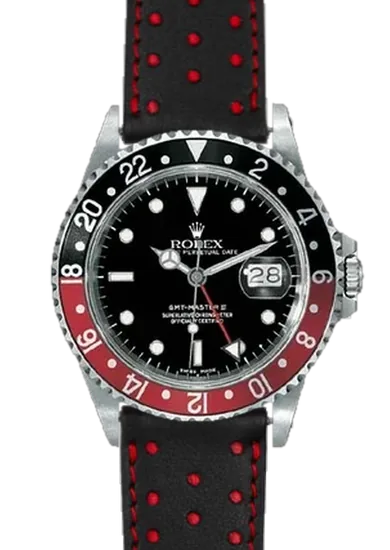GMT-Master 16710 Coke with Black and Red Driver Strap