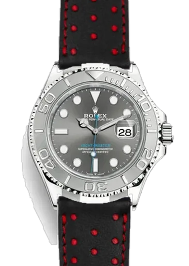 Yacht-Master 126622-0001 con Correa Driver en negro y rojo
