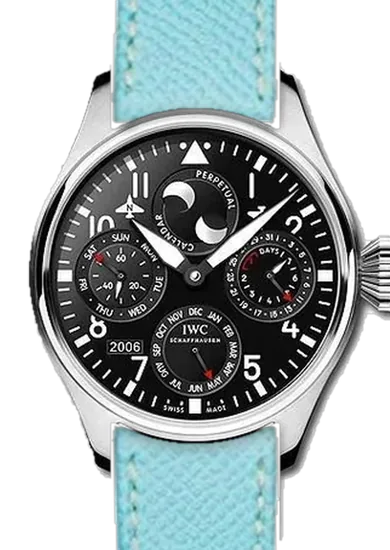 Big Pilot IW5026-07 con Cinturino Epsom Azzurro Goffrato