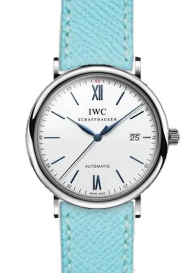 Portofino IW3565-27 con Cinturino Epsom Azzurro Goffrato