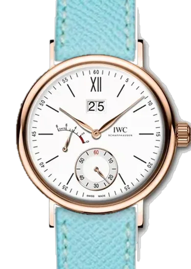 Portofino IW5161-03 con Correa Epsom azul claro con relieve