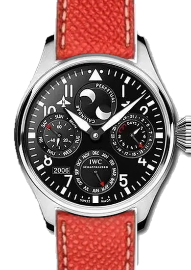 Big Pilot IW5026-07 con Cinturino Epsom Rosso Goffrato