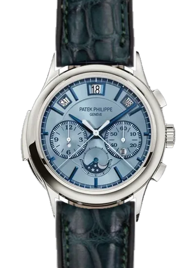 Grand Complications 5308G-001 avec Bracelet hybride alligator et caoutchouc vert olive mat