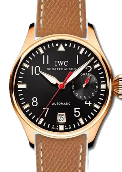 Big Pilot IW5004-09 con Cinturino in Vitello Martellato Color Cuoio