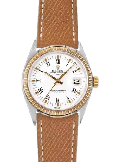 Date 1505 con Cinturino in Vitello Martellato Color Cuoio