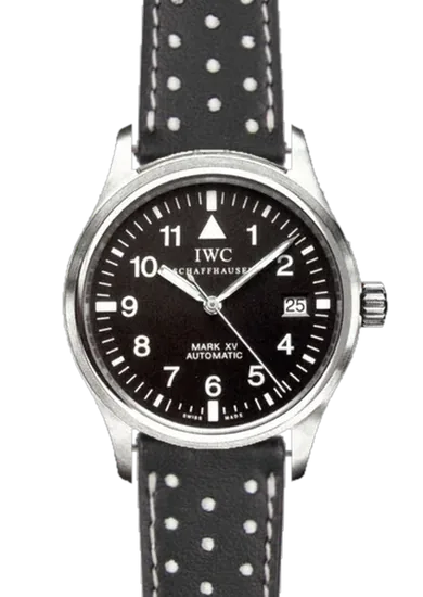 Pilot IW3253-07 with Black and White Driver Leather Strap