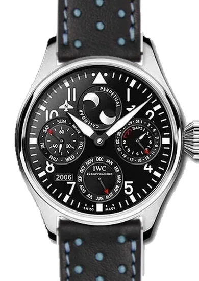 Big Pilot IW5026-07 con Cinturino Pelle Driver Nero e Blu