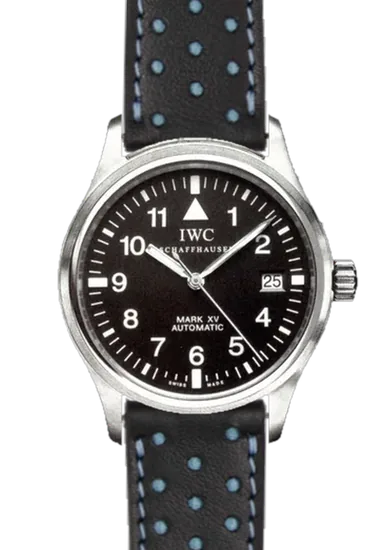 Pilot IW3253-07 with Black and Blue Leather Driver Strap