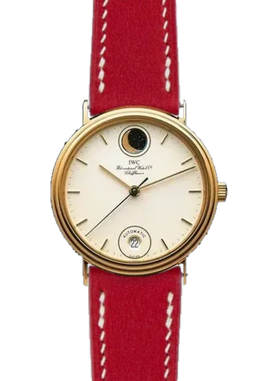 Portofino IW3550-01 con Correa de piel Swift roja
