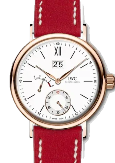 Portofino IW5161-03 con Correa de piel Swift roja