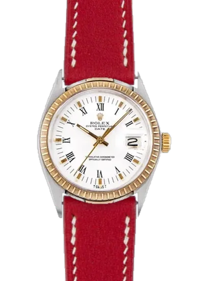 Date 1505 con Cinturino in Pelle Swift Rosso