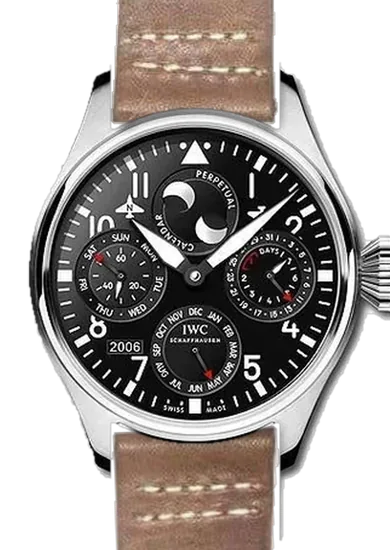 Big Pilot IW5026-07 con Cinturino Pelle Vintage Distressed Doppie Cuciture