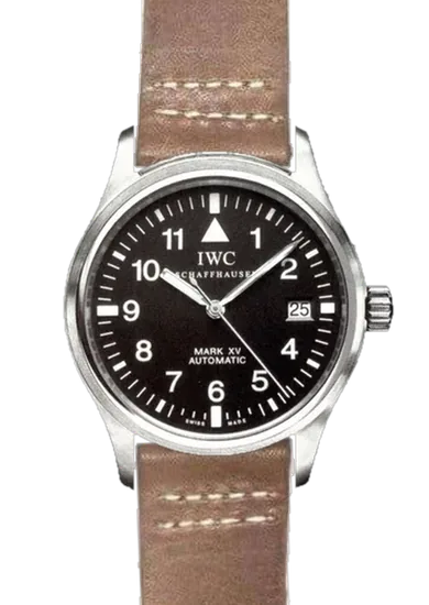 Pilot IW3253-07 with Distressed Vintage Leather Strap Double Stitching