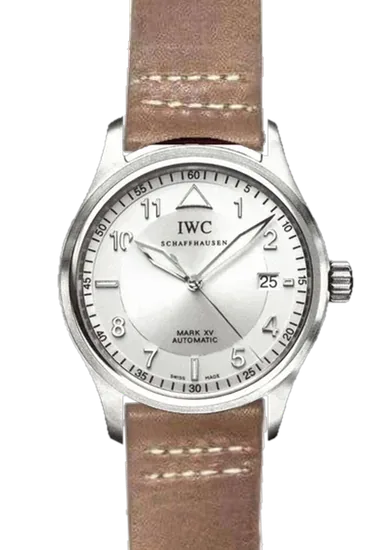 Pilot IW3253-13 with Distressed Vintage Leather Strap Double Stitching