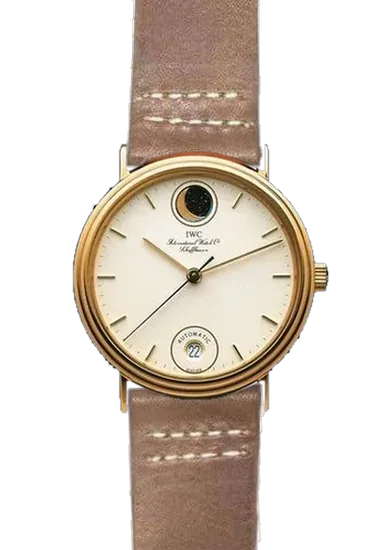 Portofino IW3550-01 con Correa de piel vintage desgastada con doble costura