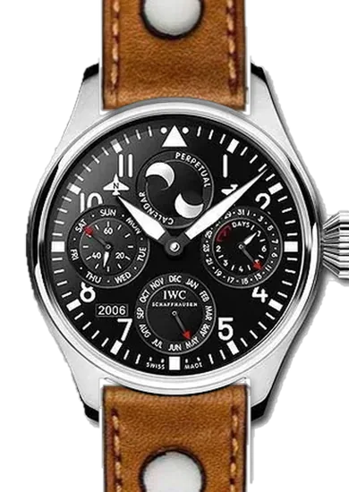 Big Pilot IW5026-07 con Cinturino Rally Cognac in Pelle di Vitello Italiana