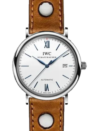 Portofino IW3565-27 con Cinturino Rally Cognac in Pelle di Vitello Italiana