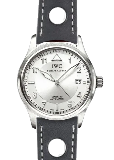 Pilot IW3253-13 with Black Calfskin Rally Watch Strap – Handmade in Milan