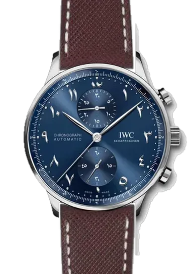 Portugieser IW3714-89 con Cinturino Saffiano Cognac