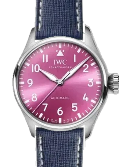 Big Pilot IW3293-05 avec Bracelet Saffiano Bleu Marine