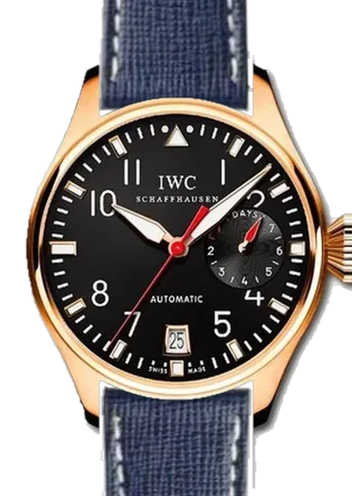 Big Pilot IW5004-09 con Cinturino Saffiano Navy Blue