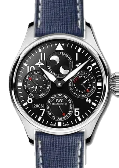 Big Pilot IW5026-07 con Cinturino Saffiano Navy Blue