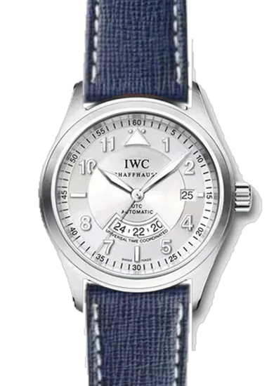 Pilot IW3251-10 con Cinturino Saffiano Navy Blue