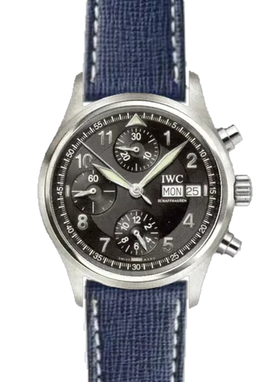 Pilot IW3706-15 con Correa Saffiano azul marino