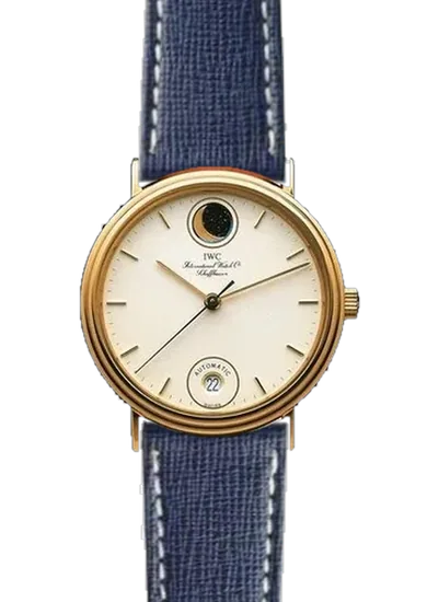 Portofino IW3550-01 con Correa Saffiano azul marino