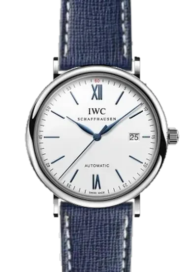 Portofino IW3565-27 con Cinturino Saffiano Navy Blue