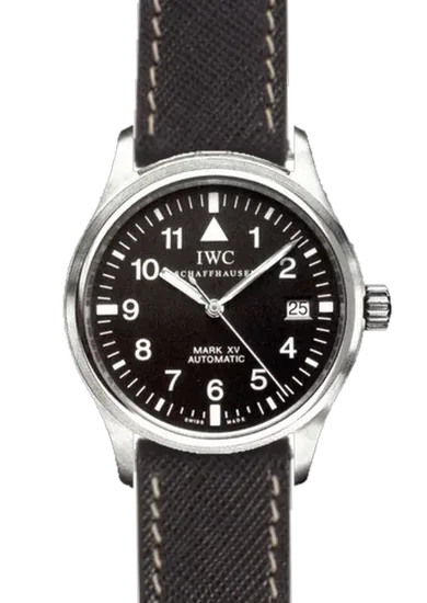 Pilot IW3253-07 with Black Saffiano Strap Ecru Stitching