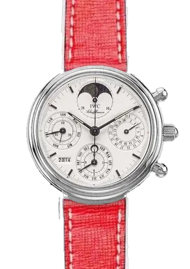 Da Vinci IW9252-08 con Cinturino Saffiano Rosso Cuciture Ecru