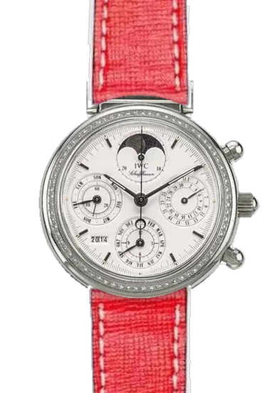 Da Vinci IW9253-12 con Cinturino Saffiano Rosso Cuciture Ecru