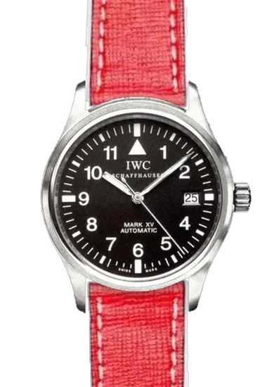Pilot IW3253-07 with Saffiano Red Strap Ecru Stitching