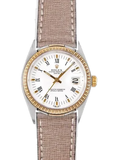 Date 1505 con Cinturino Saffiano Taupe