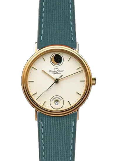 Portofino IW3550-01 con Correa Saffiano verde