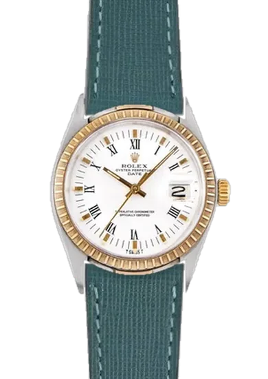 Date 1505 con Cinturino Saffiano Verde