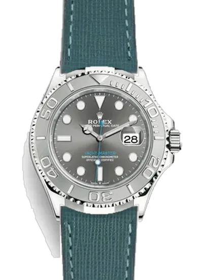 Yacht-Master 126622-0001 con Correa Saffiano verde