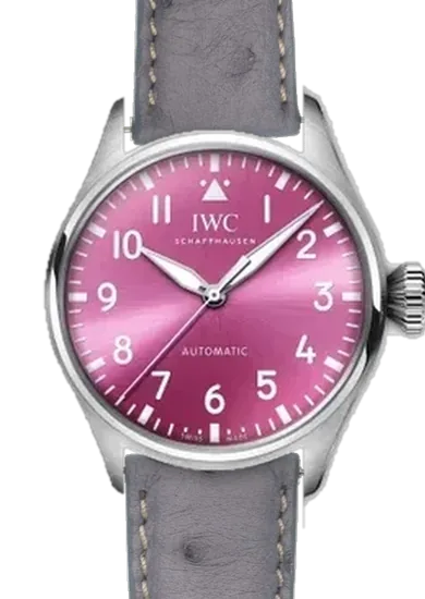 Big Pilot IW3293-05 avec Bracelet en autruche grise