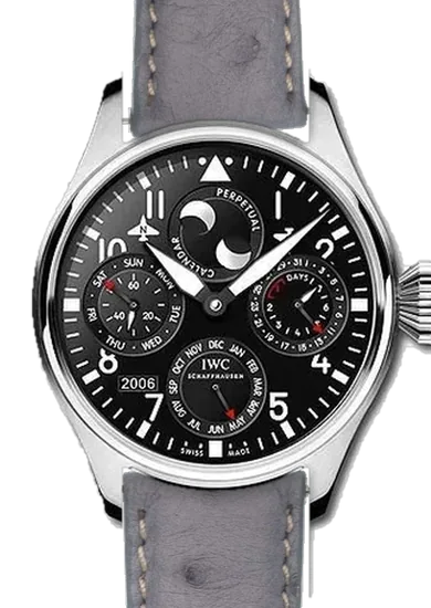Big Pilot IW5026-07 con Cinturino Struzzo Grigio